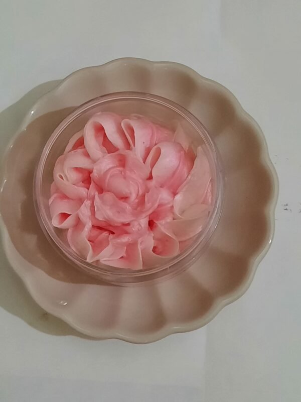 Whipped Cream Soap with Gentle Scrub (Cherry Blossom) - Image 2