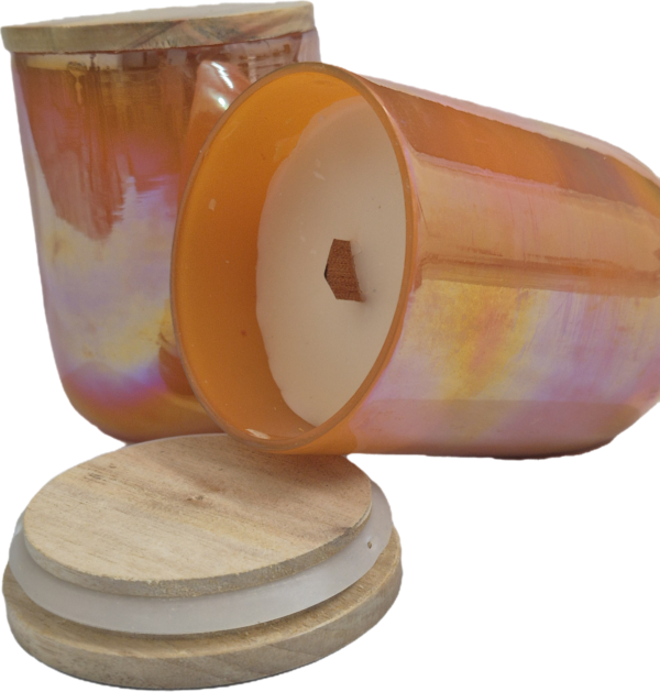 Handcrafted Holographic Jar Candle