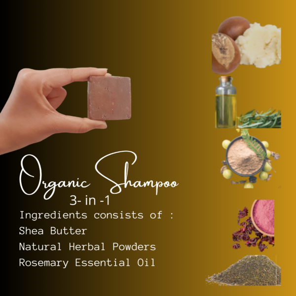 Handcrafted Shampoo Bar (Hibiscus & Amla) - Image 2