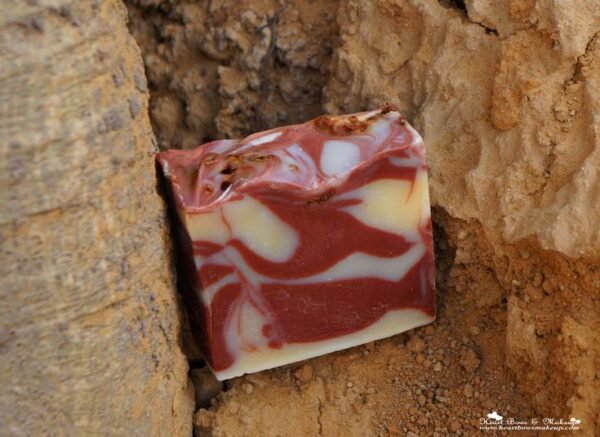 Handcrafted French Red Clay & Orange Soap